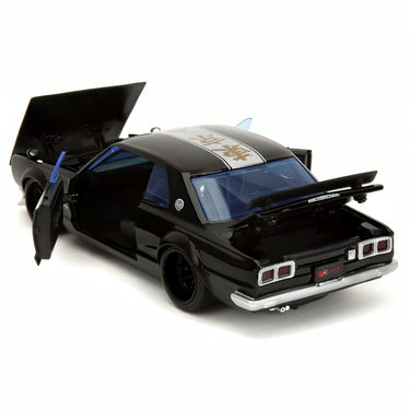 Nissan Skyline GT-R Car Year 1971 & Mikey From Tokyo Revengers Scale 1:24 (Discontinued Model)